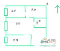 九台2000家园2室1厅1卫128㎡户型图