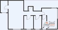 东恒时代3室2厅2卫143㎡户型图