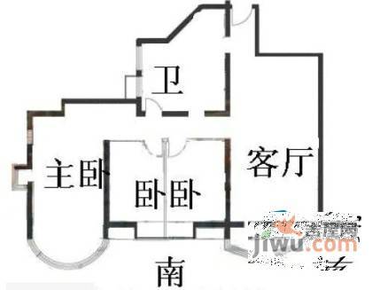 珠江绿洲家园3室2厅2卫167㎡户型图