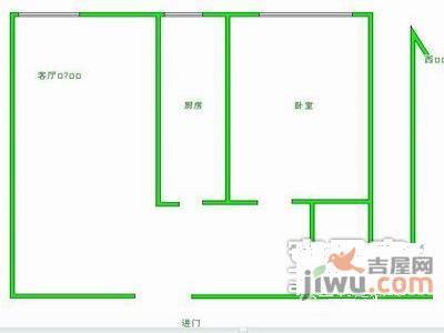 彩虹新城1室1厅1卫145㎡户型图