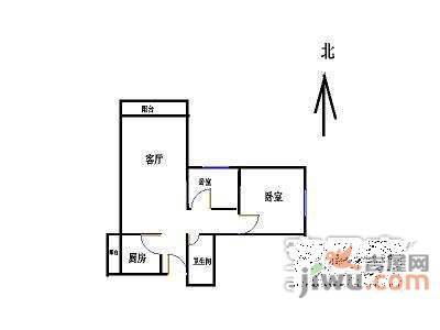 九龙花园2室1厅1卫128㎡户型图