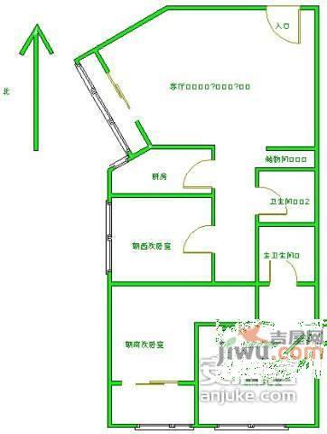 上元君庭3室2厅2卫310㎡户型图