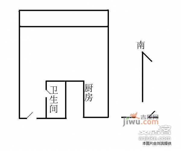 兴隆都市馨园1室0厅1卫31㎡户型图