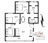 天鑫家园3室2厅1卫155㎡户型图