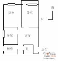 紫金庄园3室1厅1卫227㎡户型图