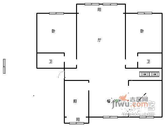 天通西苑一区4室2厅2卫275㎡户型图