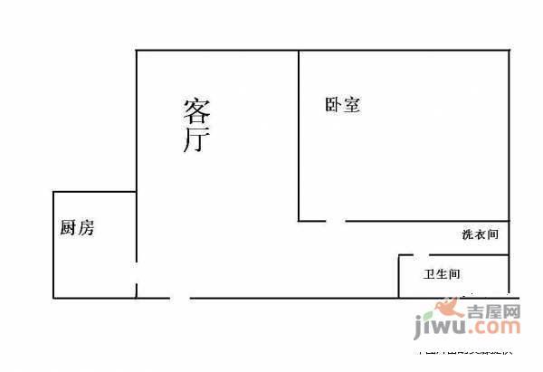 北纬40度1室1厅1卫78㎡户型图