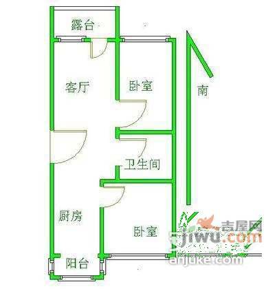 龙湖香醍漫步2室1厅1卫220㎡户型图