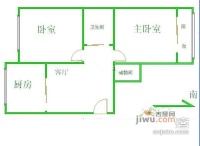 玉林里小区2室1厅1卫89㎡户型图