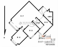 万科星园2室2厅1卫109㎡户型图