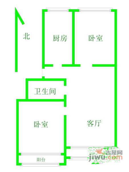 清上园（一二期）2室2厅2卫175㎡户型图