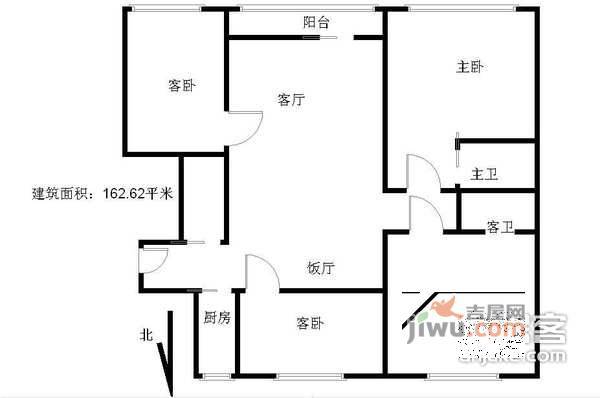 颐源居4室2厅2卫236㎡户型图