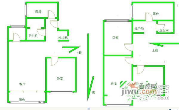 世纪村4室2厅2卫165㎡户型图