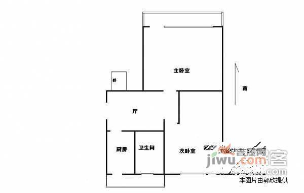 双榆树东里2室1厅1卫175㎡户型图