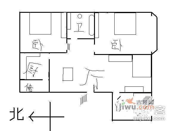 万科城市花园东区3室2厅2卫226㎡户型图