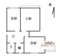 志新村小区3室1厅1卫98㎡户型图