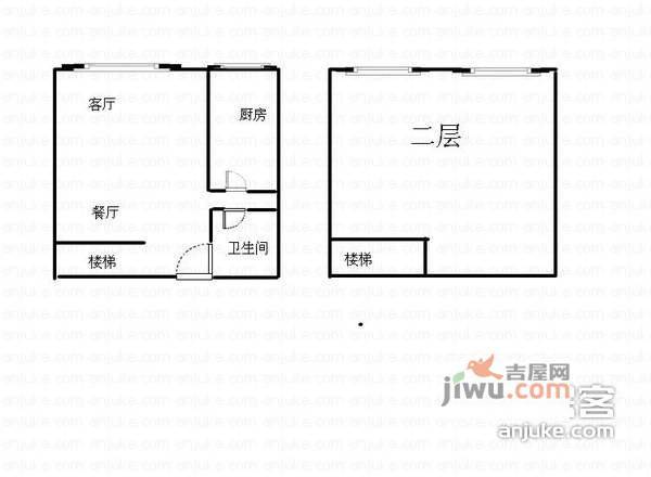 假日风景C区1室1厅1卫77㎡户型图