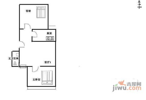 西马金润家园2室1厅1卫149㎡户型图