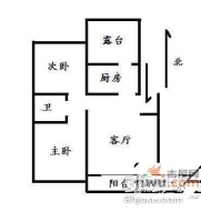 北京人家2室1厅1卫185㎡户型图