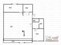 上地佳园2室1厅1卫131㎡户型图