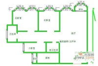 珠江峰景3室1厅2卫147㎡户型图