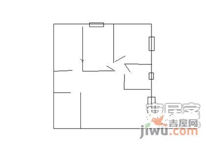 逸成东苑3室1厅1卫90㎡户型图