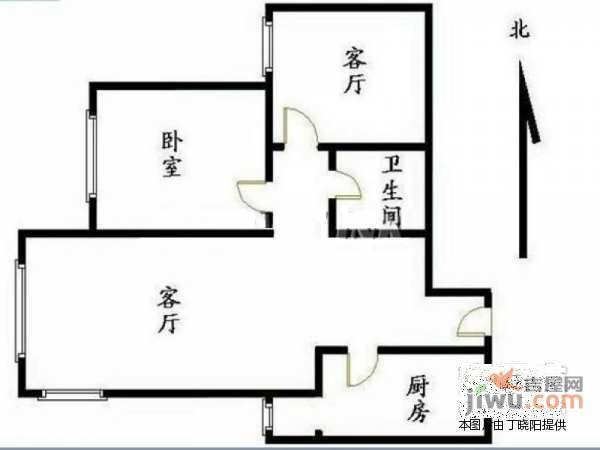 天通苑东二区2室1厅1卫107㎡户型图