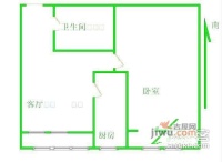 万国城MOMA1室1厅1卫110㎡户型图