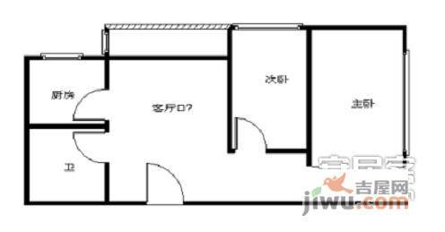 首创爱这城2室1厅1卫139㎡户型图