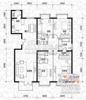 首创爱这城4室2厅2卫670㎡户型图