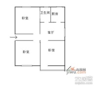 中国科学院中关村东南小区3室1厅1卫180㎡户型图