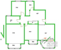 DBC加州小镇3室1厅1卫180㎡户型图