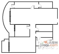 紫竹花园2室2厅2卫165㎡户型图