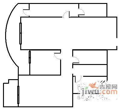 紫竹花园2室1厅2卫198㎡户型图