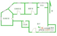 定慧东里3室1厅1卫114㎡户型图