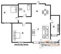 莱圳家园2室1厅1卫100㎡户型图