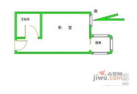 甘露园1号院1室0厅1卫53㎡户型图