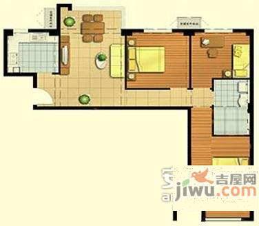 壹线国际3室1厅1卫145㎡户型图