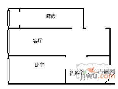 光熙家园1室1厅1卫户型图