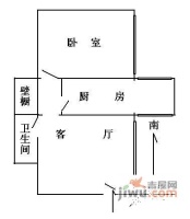 光熙门北里1室1厅1卫75㎡户型图