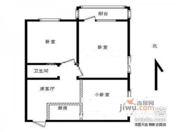 光熙门北里3室1厅1卫118㎡户型图