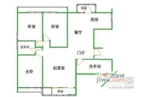 晨光家园3室2厅2卫137㎡户型图