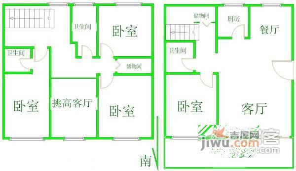 万象新天家园4室2厅3卫316㎡户型图