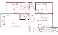 国风北京3室2厅3卫145㎡户型图