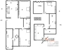 云趣园5室2厅2卫268㎡户型图