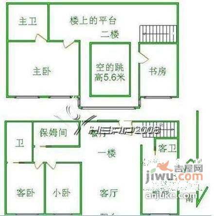 欧陆经典4室2厅2卫248㎡户型图