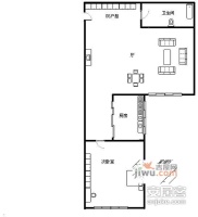 光大花园1室1厅1卫78㎡户型图