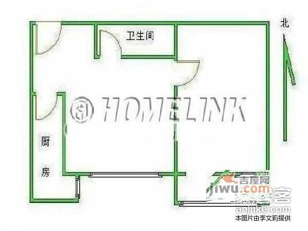 望京西园三区1室1厅1卫97㎡户型图