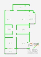 星河苑3室1厅1卫148㎡户型图