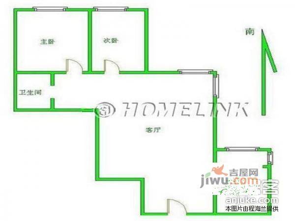 天通苑西三区2室1厅1卫115㎡户型图